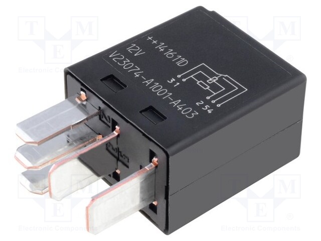 Relay: electromagnetic; SPDT; Ucoil: 12VDC; 20A; automotive; 119Ω