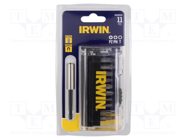 Kit: screwdriver bits; Phillips,Pozidriv®,Torx®; 25mm; 11pcs.