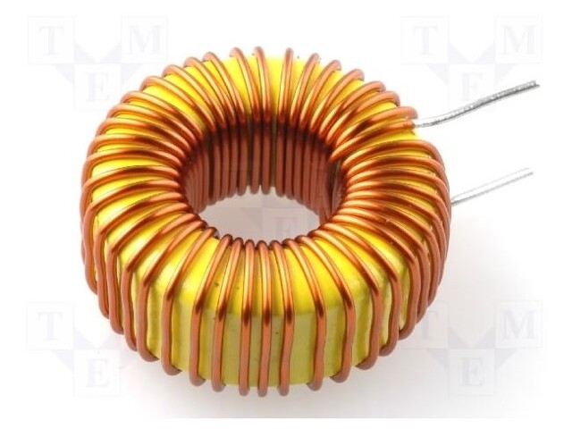 Inductor: wire; THT; 100uH; 5A; 59mΩ