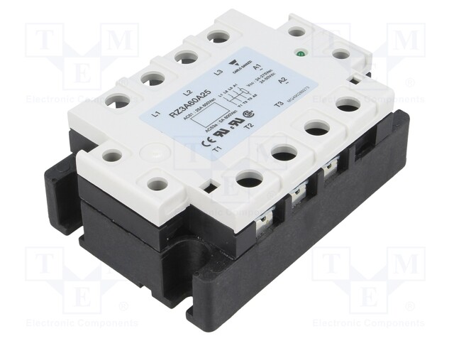 Relay: solid state; Ucntrl: 24÷50VDC; Ucntrl: 24÷275VAC; 25A; IP00