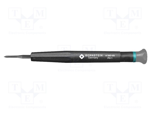 Screwdriver; Phillips; precision; PH1; Blade length: 17mm