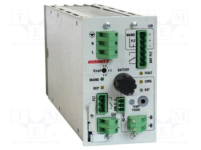 Power supply: buffer; modular; 300W; 24VDC; 66x111x203mm; 12A; IP20
