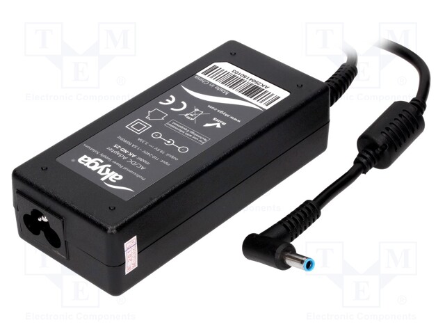 Power supply: switched-mode; 19.5VDC; 3.33A; Out: 4,5/3,0; 65W