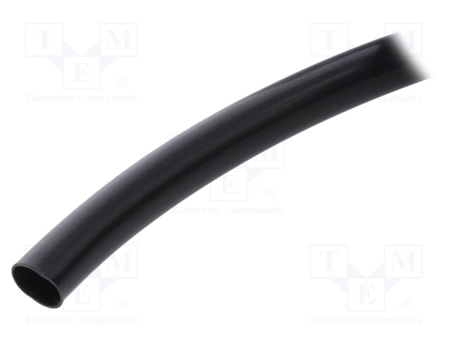 Insulating tube; Mat: PVC; black; -20÷125°C; Øint: 8mm; L: 10m