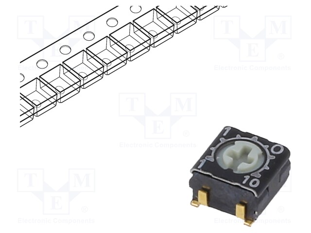 Potentiometer: mounting; single turn; 20kΩ; 125mW; SMD; ±20%