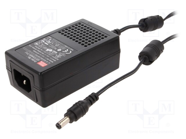 Power supply: switched-mode; 5VDC; 4A; Out: 5,5/2,1; 20W; 85÷264VAC