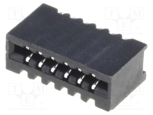 Connector: FFC (FPC); horizontal; PIN: 6; NON-ZIF; SMT; tinned; 1mm