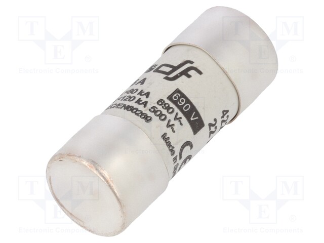 Fuse: fuse; gG; 6A; 690VAC; ceramic,cylindrical,industrial