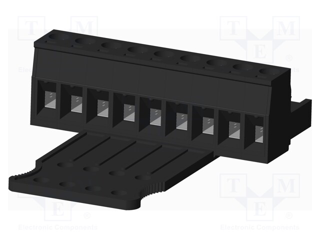 Connector: pluggable terminal block; plug; female; straight; 300V