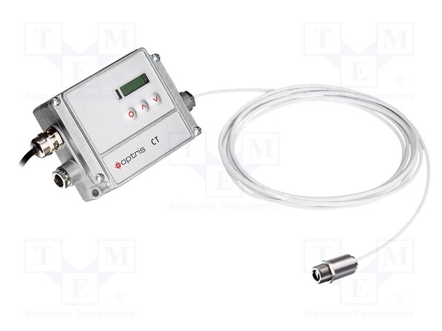 Infrared thermometer; Temp: -50÷600°C; Accur: ±1% or ±1°C; ≤50mK