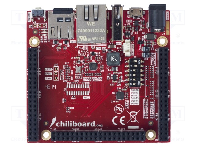 Oneboard computer; RAM: 128MB; AM3352; 80x74mm; 5VDC; DDR3; 600MHz