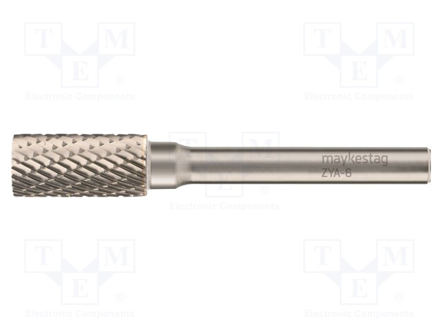 Rotary burr; Ø: 3mm; L: 65mm; metal; Working part len: 14mm; rod 3mm