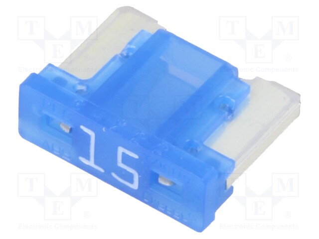 Fuse: fuse; 15A; 32V; automotive; MINIVAL LOW PROFILE