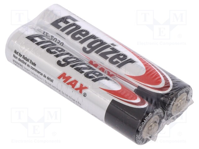Battery: alkaline; 1.5V; AAA; MAX; Batt.no: 2; non-rechargeable