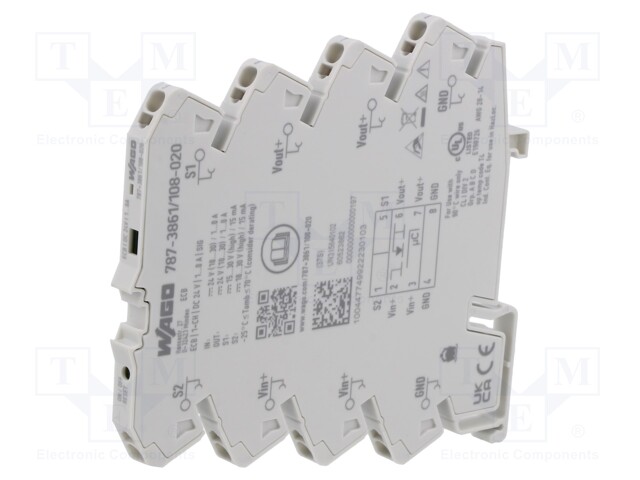 Circuit breaker; Inom: 8A; for DIN rail mounting; IP20; MCB