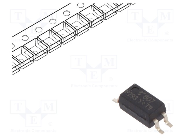 Optocoupler; SMD; Channels: 1; Out: transistor; Uinsul: 3.75kV; SO4