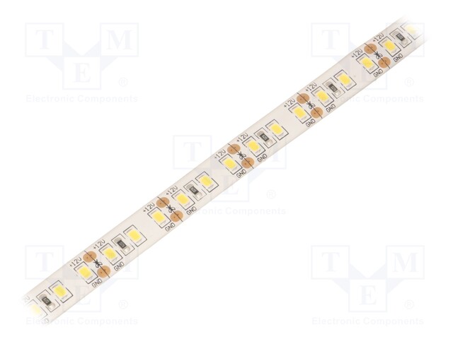 LED tape; white neutral; LED/m: 120; SMD; 2835; 12V; 10mm; in gel