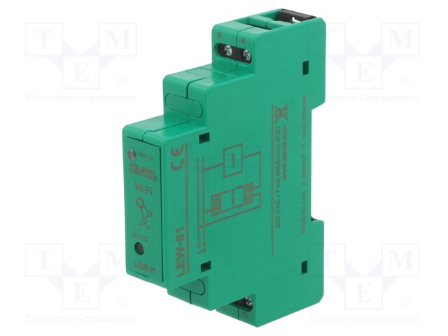 Power monitor; SUPLA; for DIN rail mounting; 230VAC; IP20