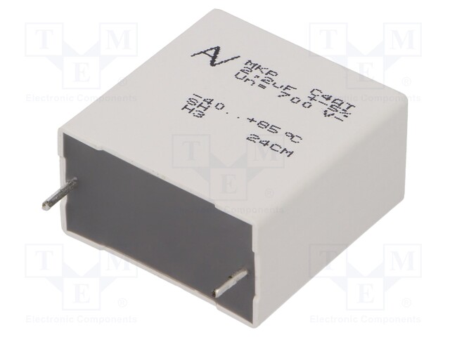 Capacitor: polypropylene; 2.2uF; ESR: 4mΩ; C4AT; THT; ±5%; -40÷85°C