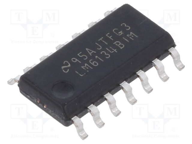 Operational amplifier; 10MHz; 2.7÷24V; Channels: 4; SO14