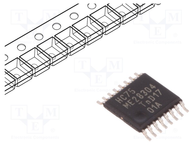 IC: digital; latch transparent; Channels: 4; 2÷6VDC; SMD; TSSOP16