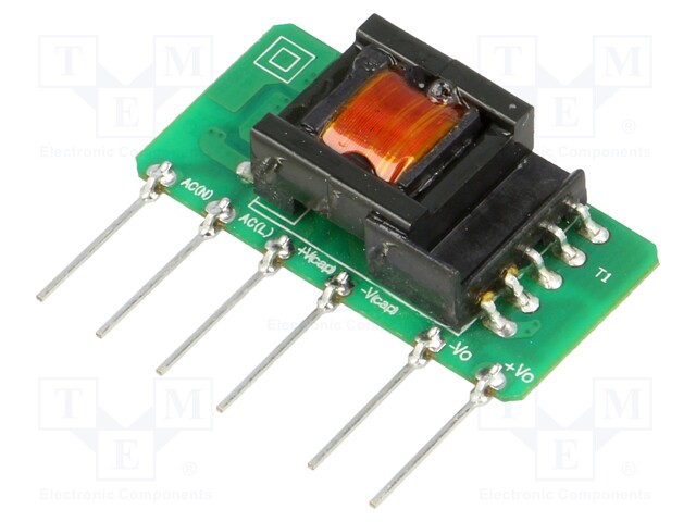 Converter: AC/DC; 3W; Uout: 24VDC; Iout: 125mA; 80%; Mounting: PCB