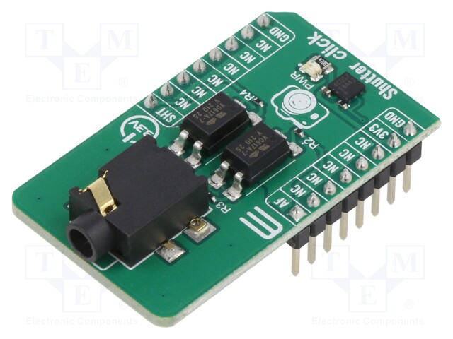 Click board; shutter release; GPIO; VO617A; prototype board