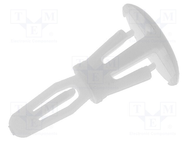 Assembly stud; polyamide; L: 6.4mm; latch/latch; Ø2: 4.75mm