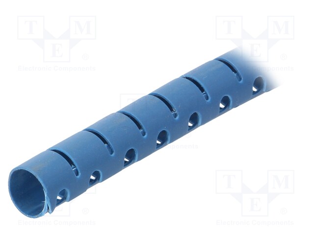 Spiral wrapping; 30mm; polypropylene; blue; UL94HB