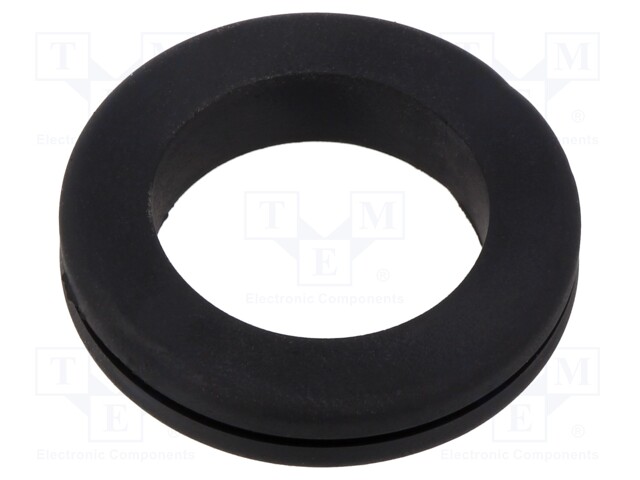 Grommet; black; UL94HB; TPR