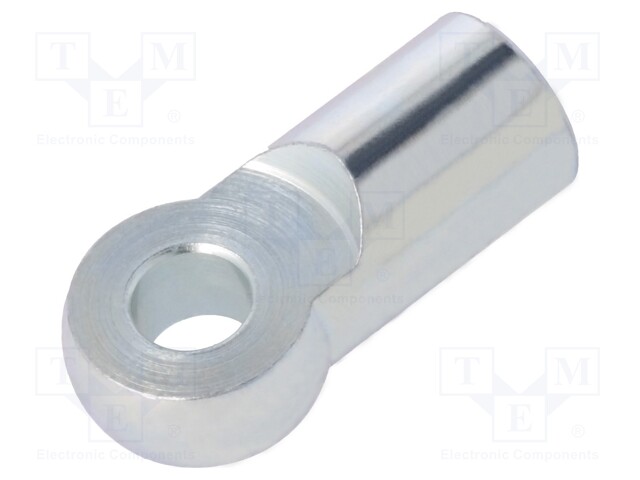 Joint piece; 10mm; Thread: M10; Mat: steel; Pitch: 1,5; Plating: zinc