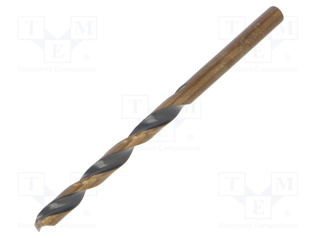 Drill bit; for metal; Ø: 4.8mm; HSS; Features: grind blade