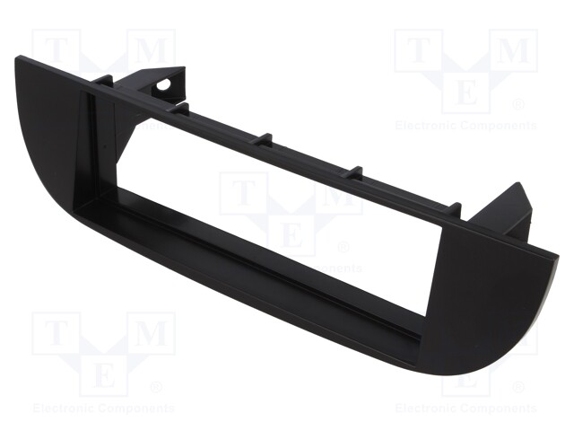 Radio mounting frame; Fiat; 1 DIN; black