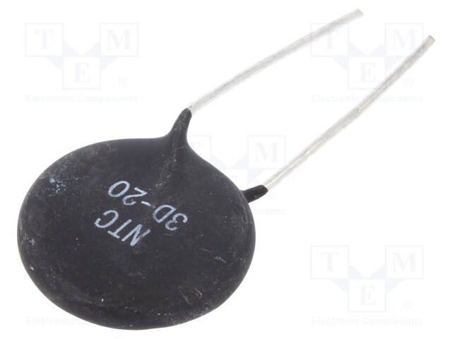 NTC thermistor; THT; 3Ω; 21.5mm; -55÷200°C