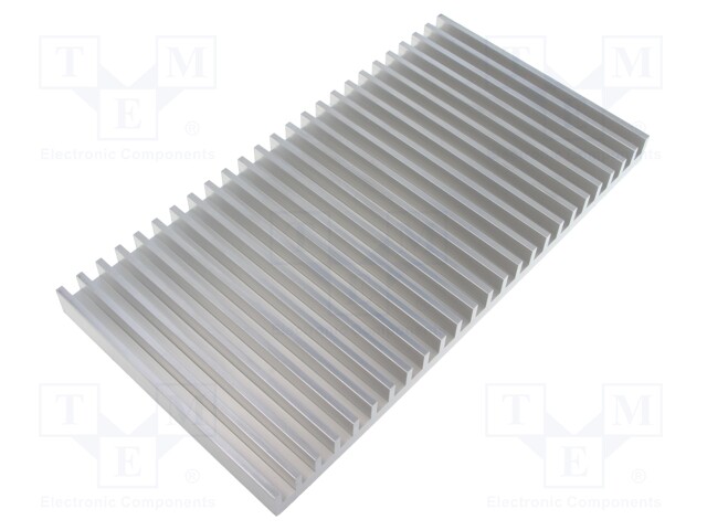 Heatsink: extruded; grilled; universal; aluminium; L: 150mm; H: 20mm