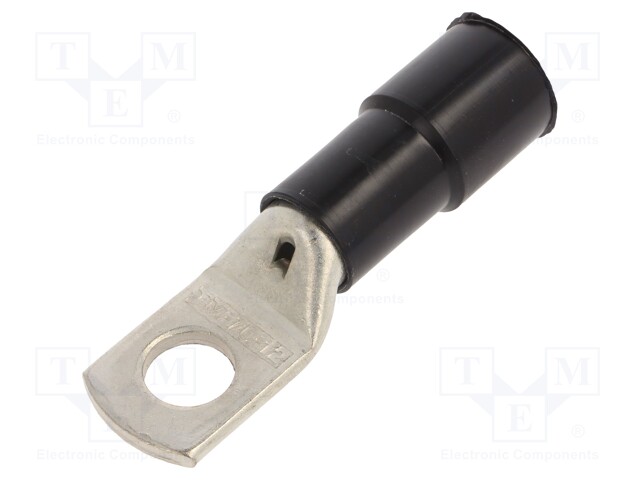 Tip: ring tube; M12; Ø: 12.5mm; 70mm2; crimped; for cable; insulated