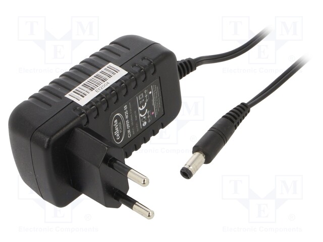 Power supply: switched-mode; volatage source; 9VDC; 4A; 9W; 82%