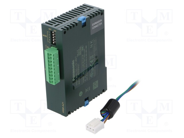 Module: extension; 24VDC; OUT: 1; IN: 2; Series: FP0R; OUT 1: analogue