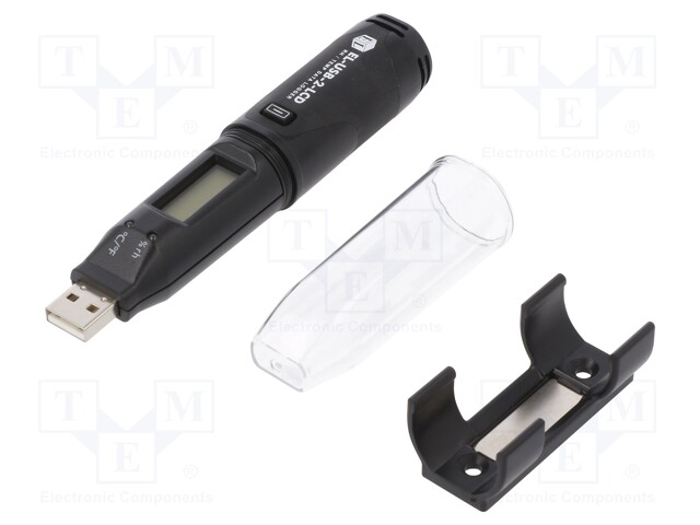 Logger: temperature and humidity; LCD; -35÷80°C; 0÷100%RH; IP67