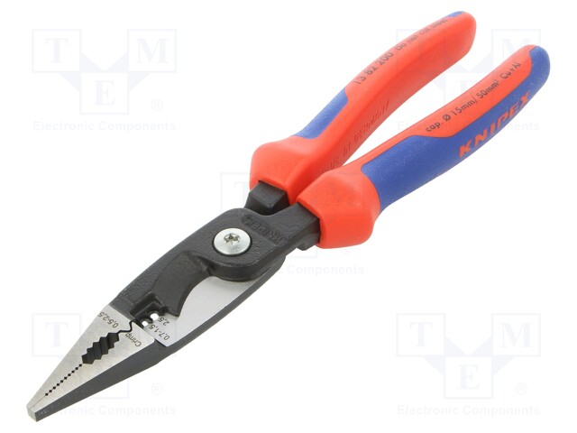 Pliers; for gripping and cutting,universal; 200mm