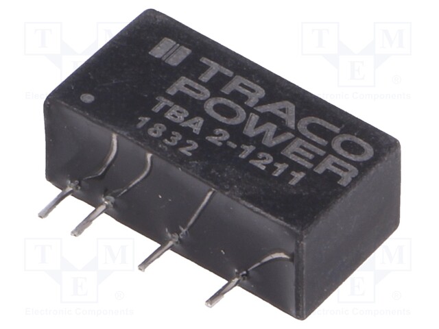 Converter: DC/DC; 2W; Uin: 10.8÷13.2V; Uout: 5VDC; Iout: 400mA; SIP7