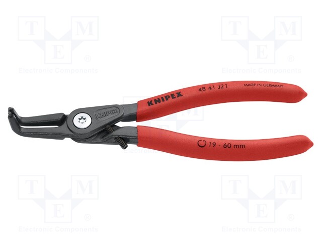 Pliers; internal circlip; Ring: internal; Pliers len: 165mm