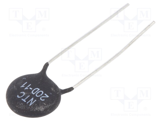 NTC thermistor; THT; 20Ω; 12.5mm; -55÷200°C