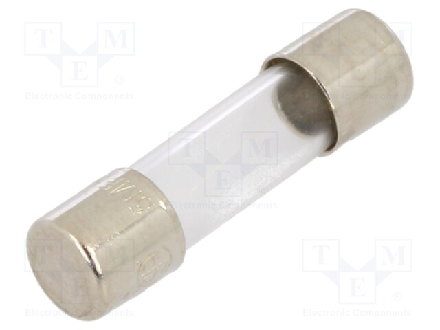 Fuse: fuse; quick blow; 500mA; 250VAC; cylindrical,glass; 5x20mm