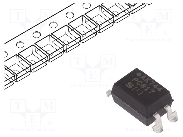 Optocoupler; SMD; Channels: 1; Out: transistor; Uinsul: 5kV; Uce: 80V