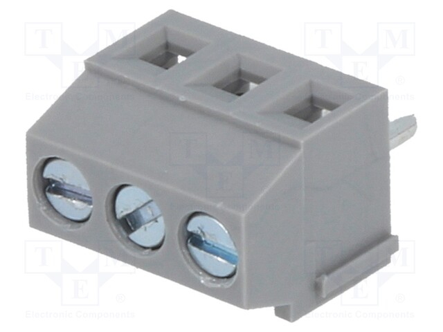 PCB terminal block; angled 90°; 3.5mm; ways: 3; on PCBs; 1.5mm2