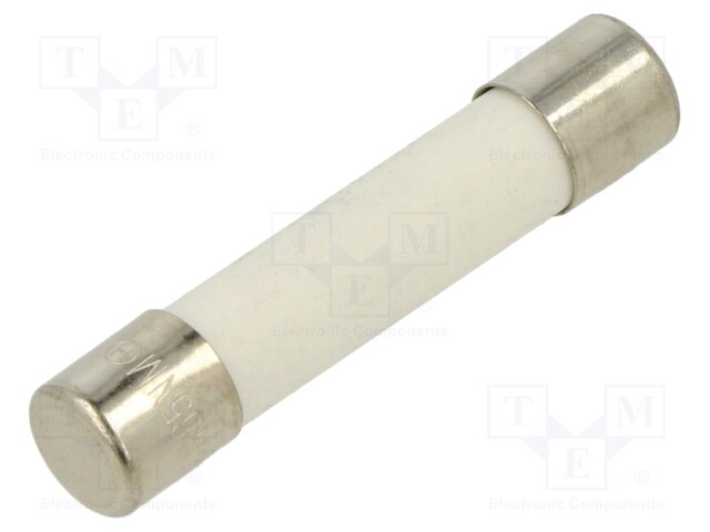 Fuse: fuse; 12A; 250VAC; ceramic; 6.3x32mm; brass; nickel plated