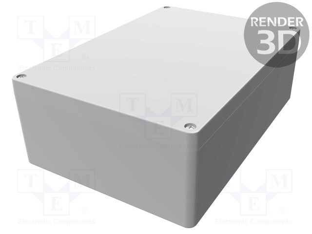 Enclosure: multipurpose; X: 232mm; Y: 332mm; Z: 131mm; 1590Z; grey