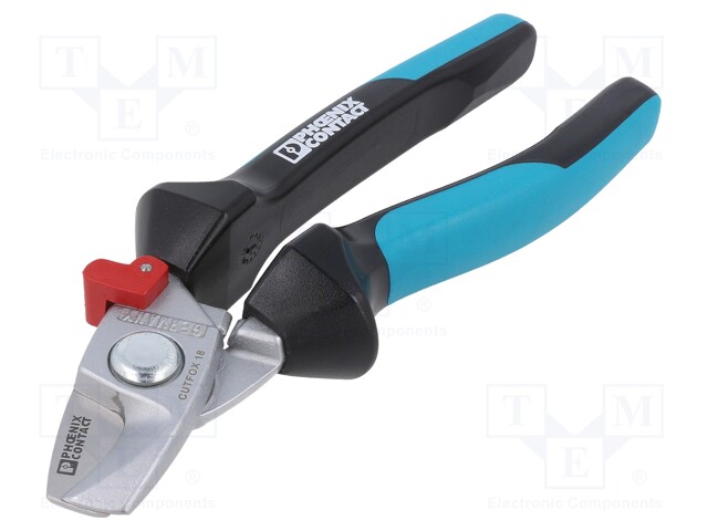 Cutters; L: 180mm; Tool material: steel; Øcable: 18mm; 50mm2