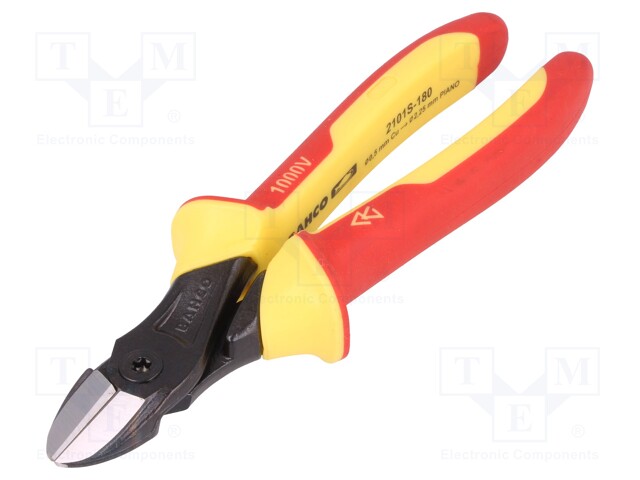 Pliers; side,cutting; 180mm; Conform to: IEC 60900: 2012